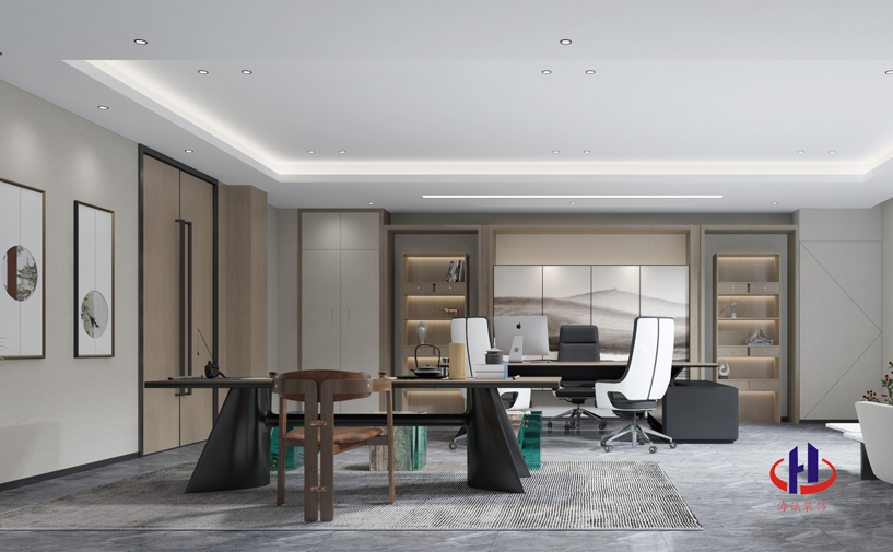 江西優寶新材料12000平產業園裝修